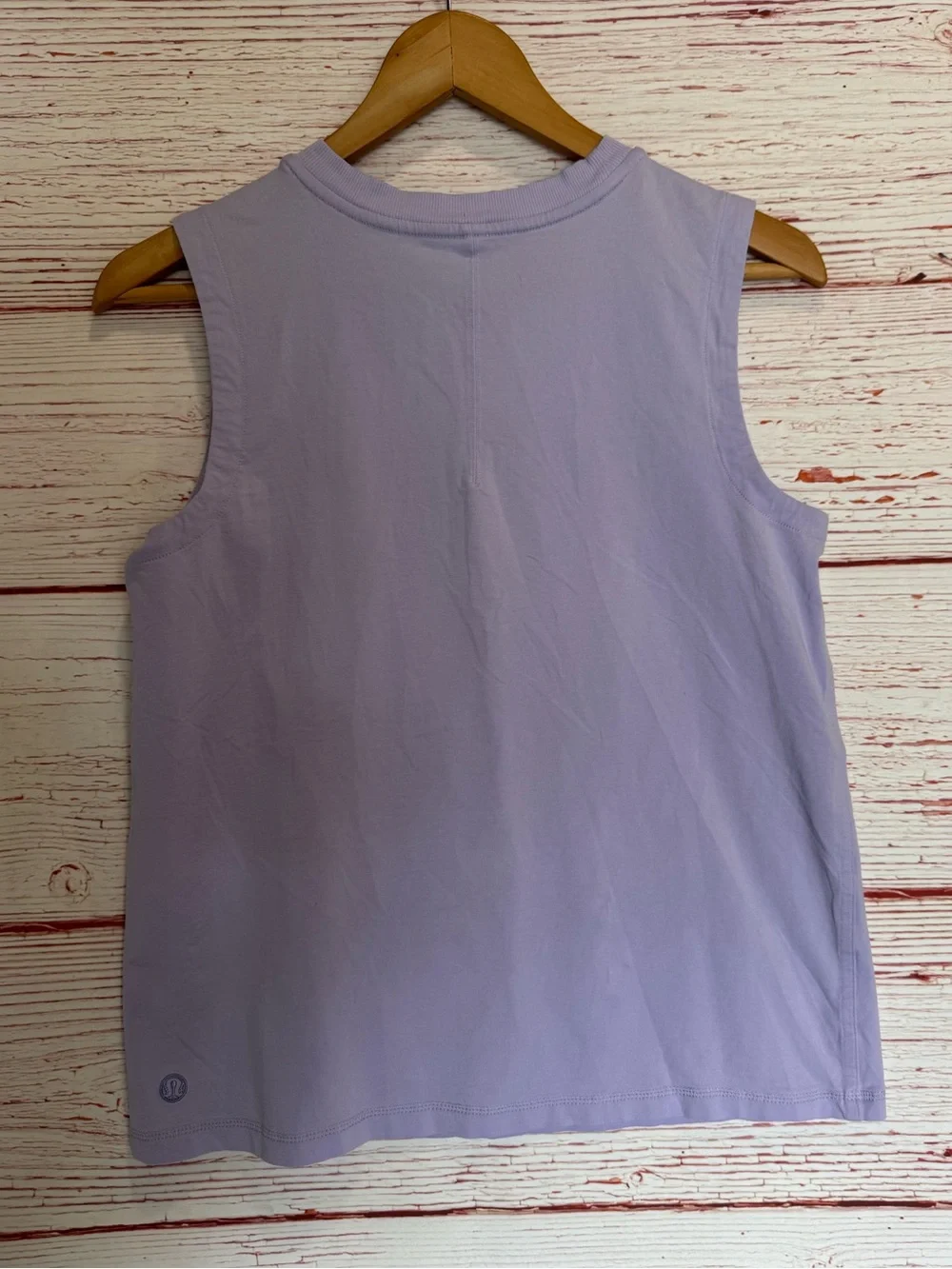 Lululemon All Yours Organic Cotton Tank Top in Lavender Frost Sz 4